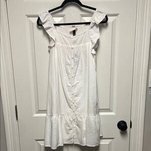 Universal Thread Ruffled Button-Down Dress